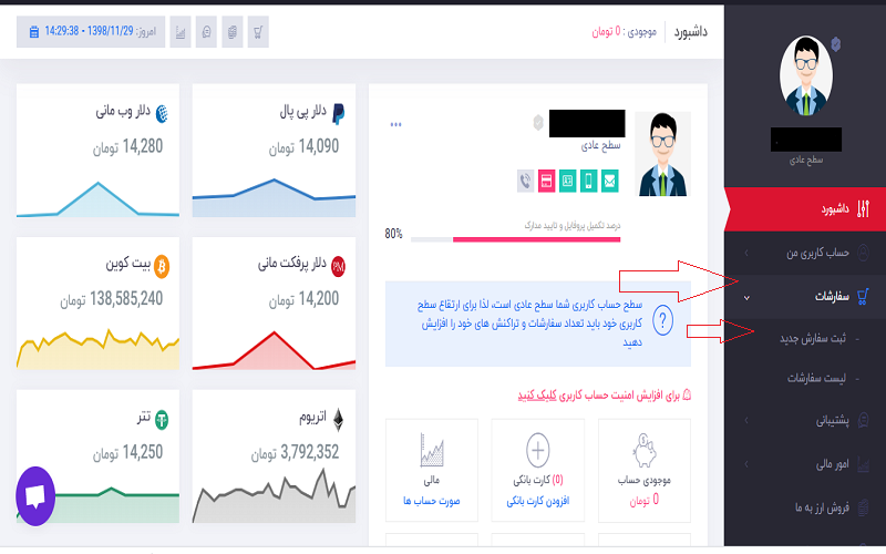 خرید و فروش تتر