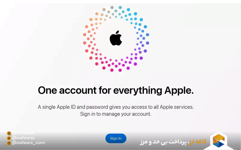 تغییر رمز اپل آیدی از طریق سایت اپل یا مرورگر