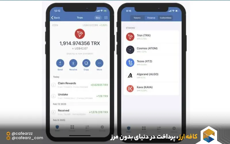 استیک ترون در تراست ولت